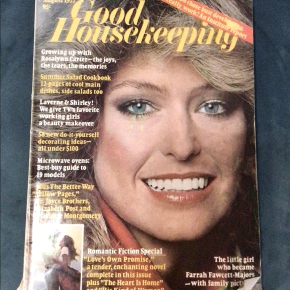 Vintage Farrah Faucet Good Housekeeping Magazine 1977 Beauty Fashion - Picture 10 of 11